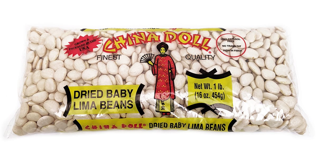 China Doll Baby Lima Beans -