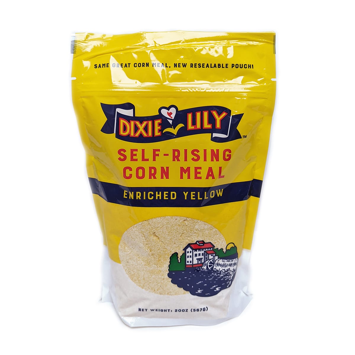 Dixie Lily Self Rising Corn Meal Enriched Yellow 20oz